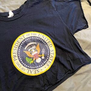 POTUS Women’s Cropped Tee SIZE small president